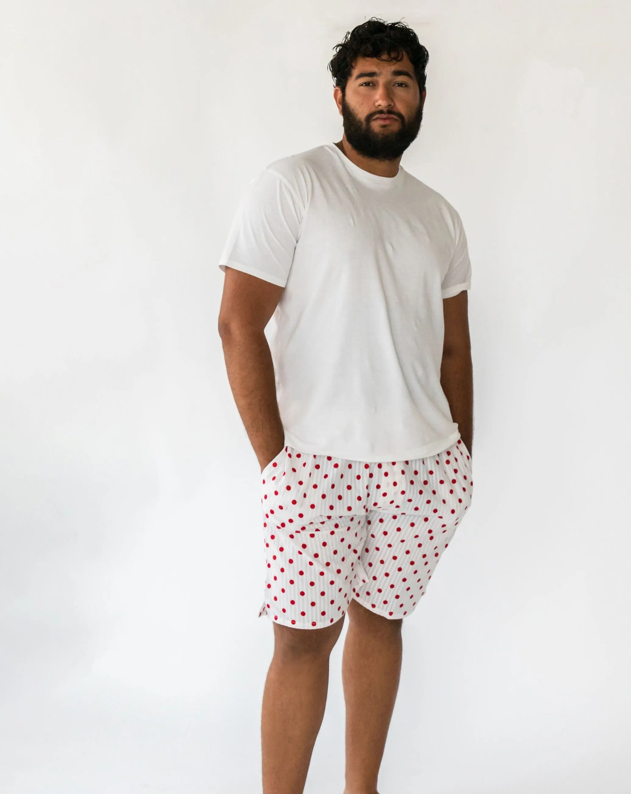 Daniel Seersucker Dots Men’s Shorts