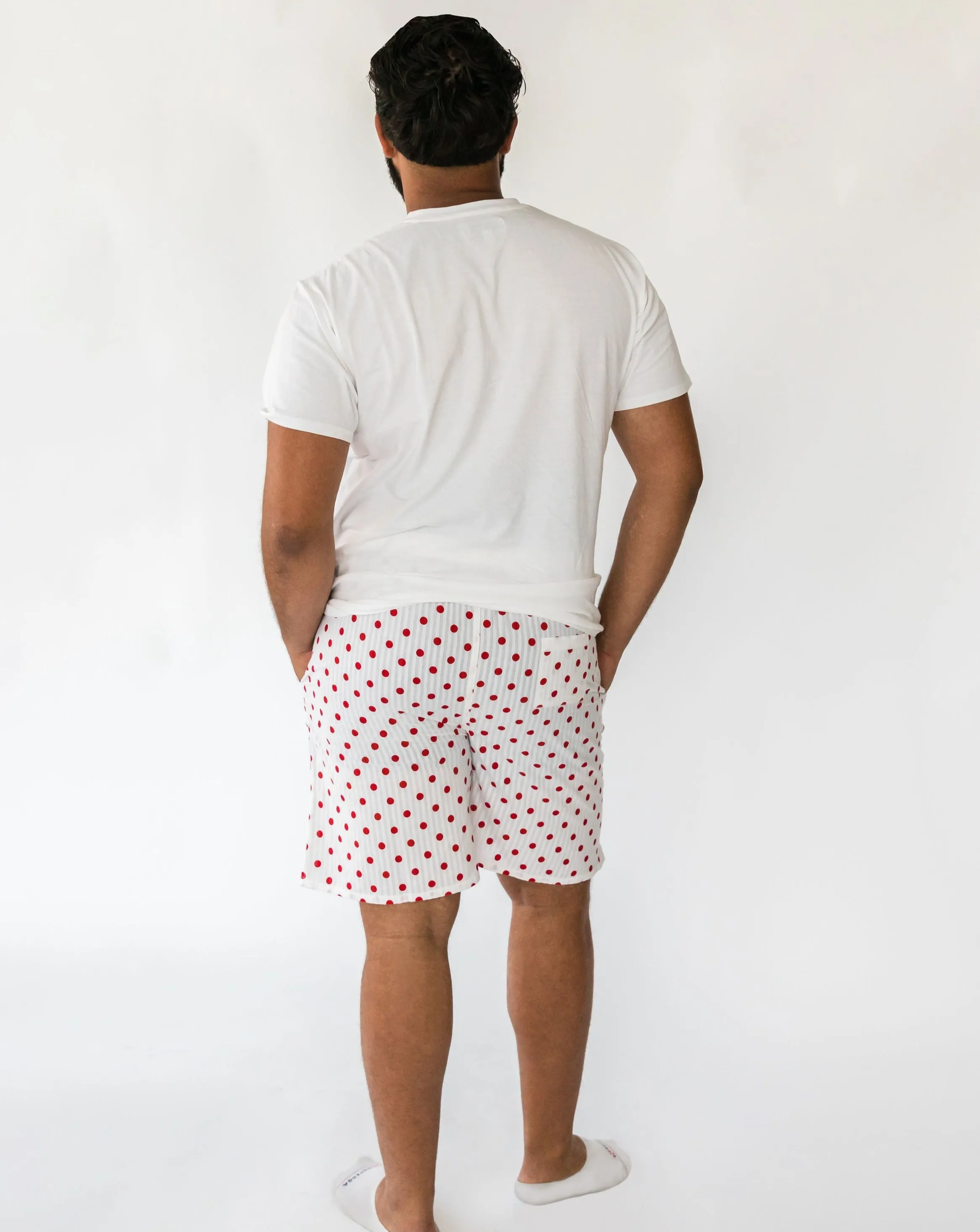 Daniel Seersucker Dots Men’s Shorts