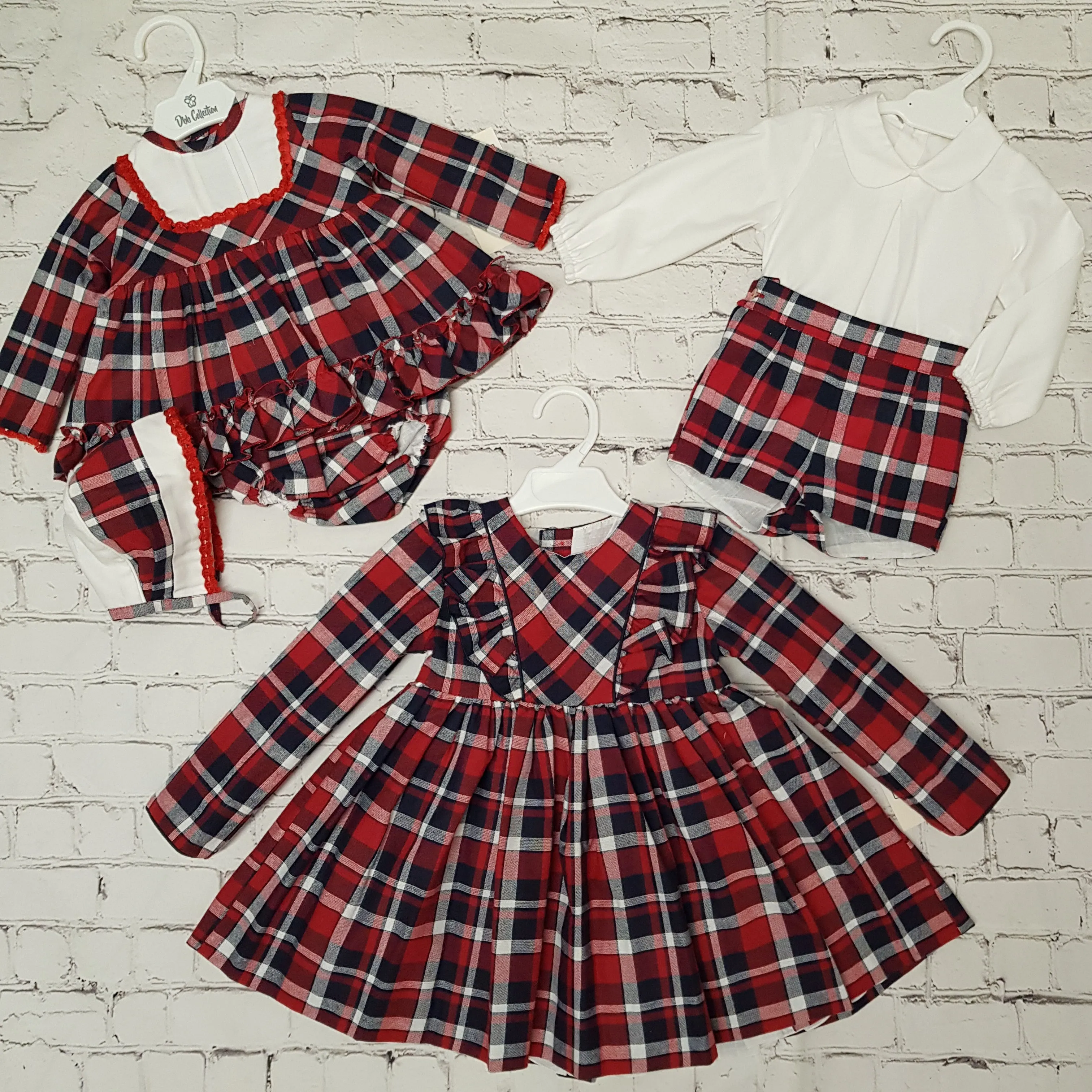 Dbb Red And Navy Baby Boys Set 3M