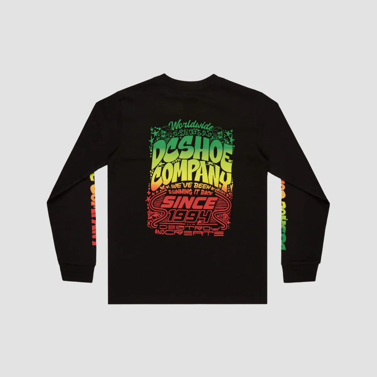 DC Hot Box Longsleeve T-Shirt Black - Kids
