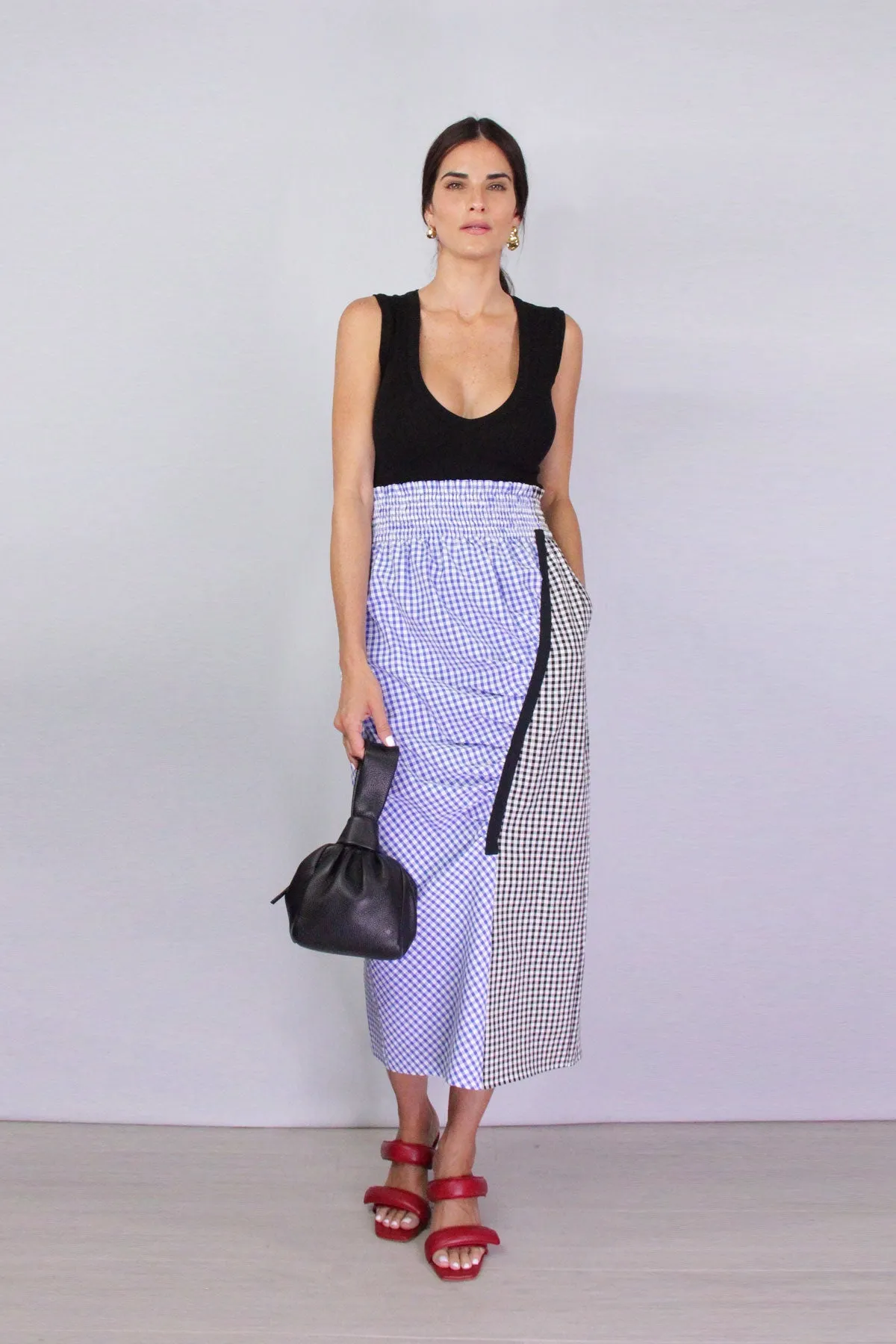Delirium Skirt in Blue Black