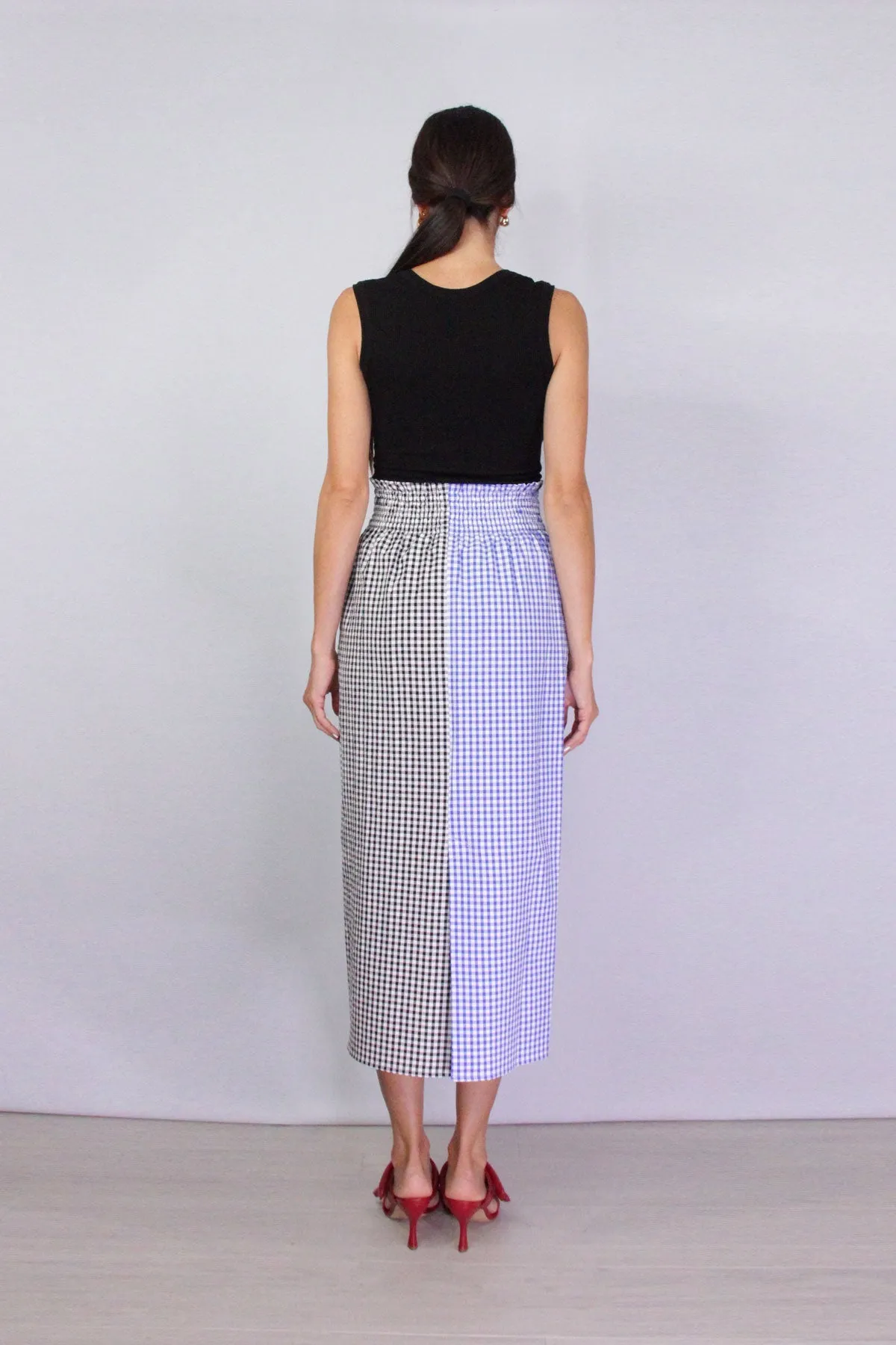 Delirium Skirt in Blue Black