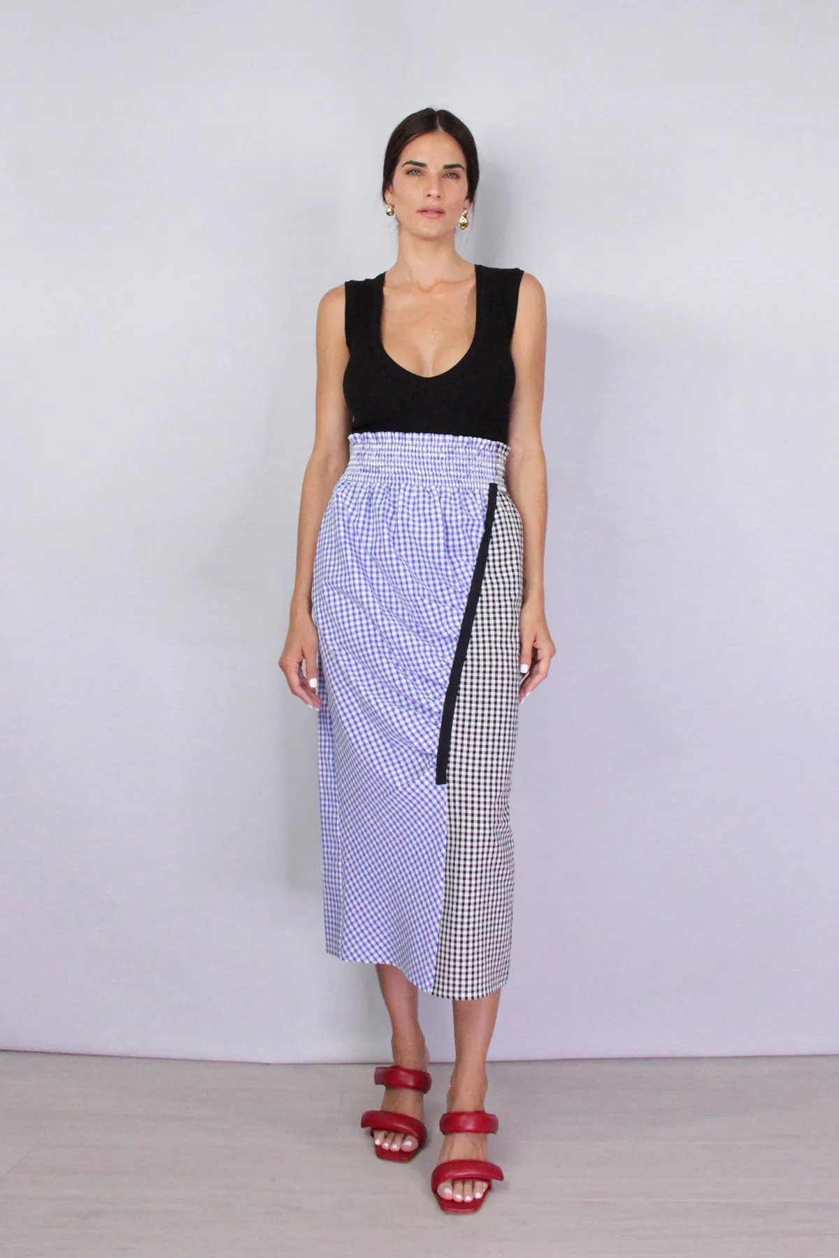 Delirium Skirt in Blue Black