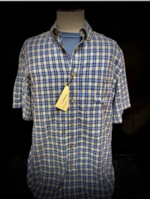 Denim/Bone Ultra Soft Beach Checks Shirt