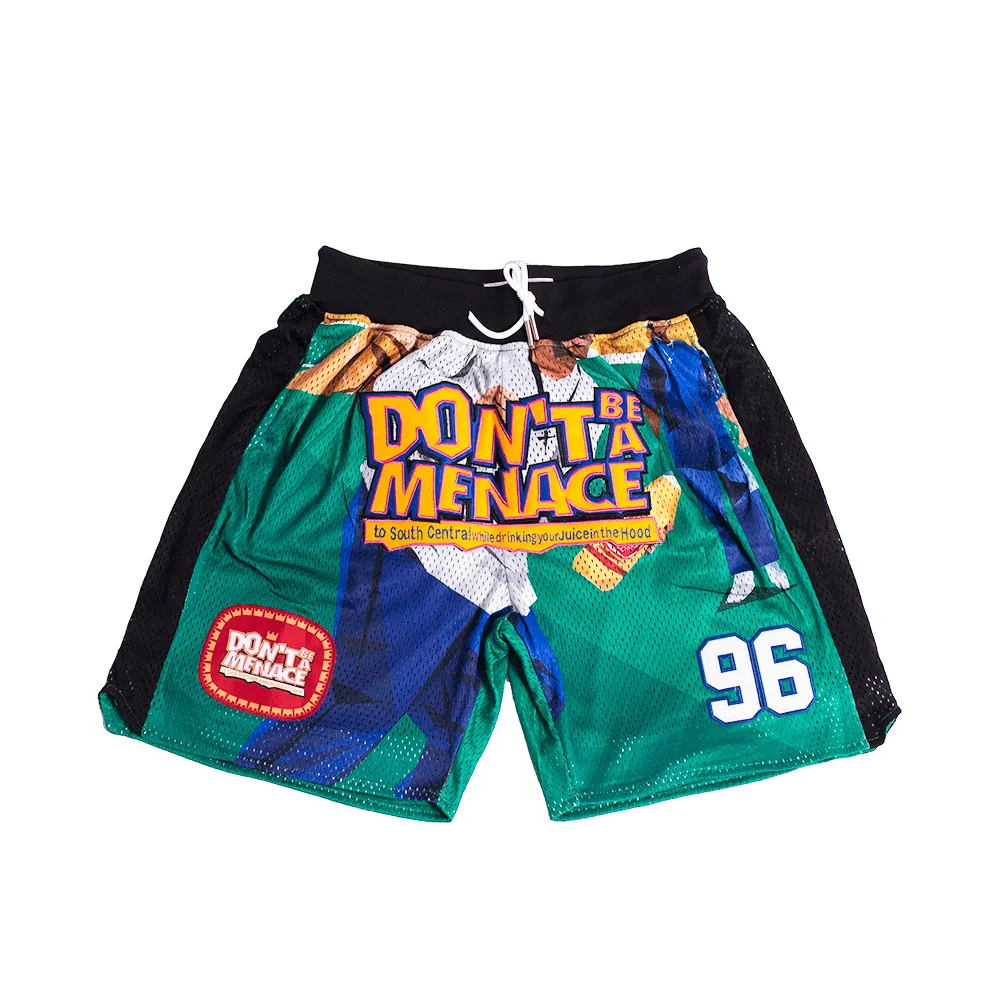 DONT BE A MENACE BASKETBALL SHORTS