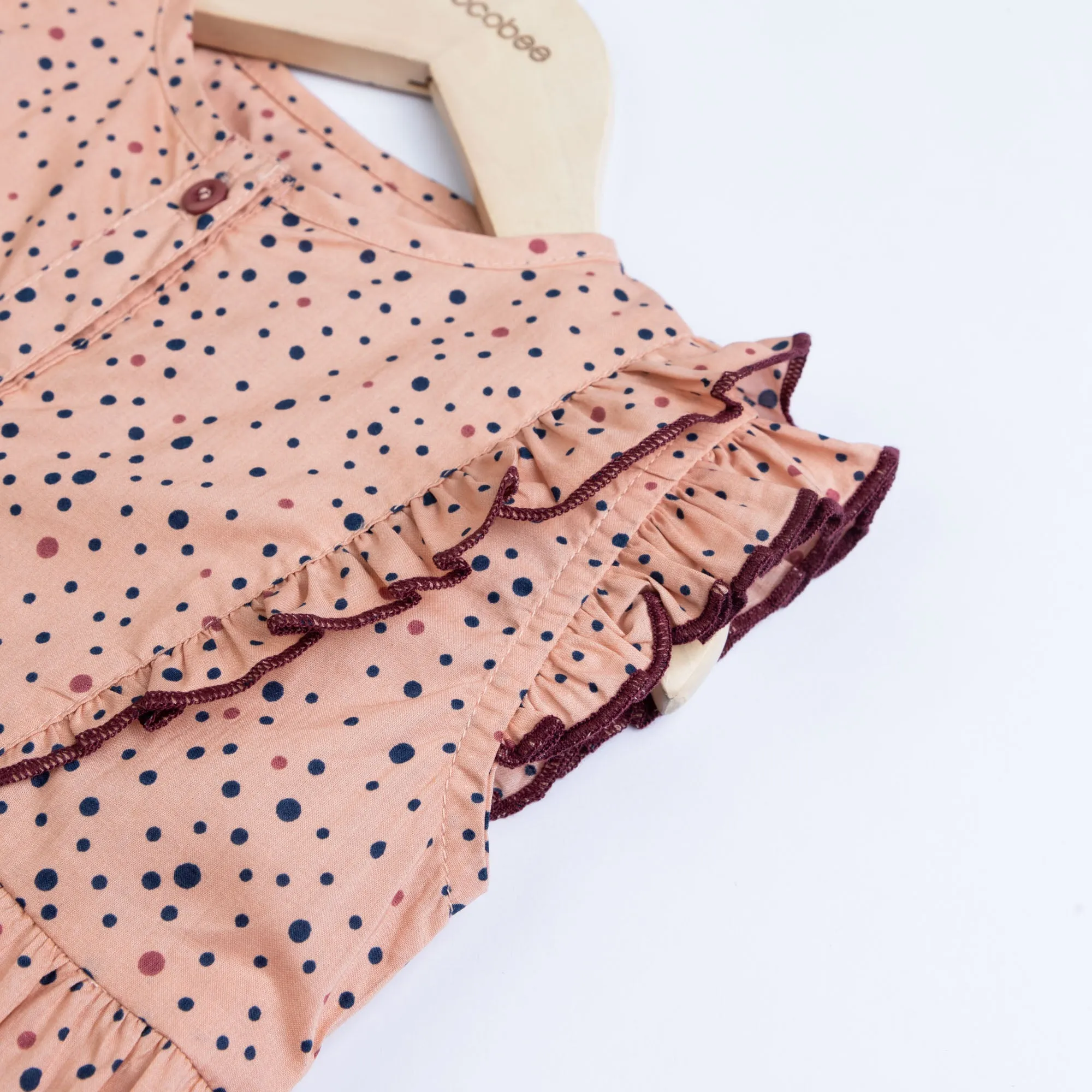 Dotted Pink Printed Top