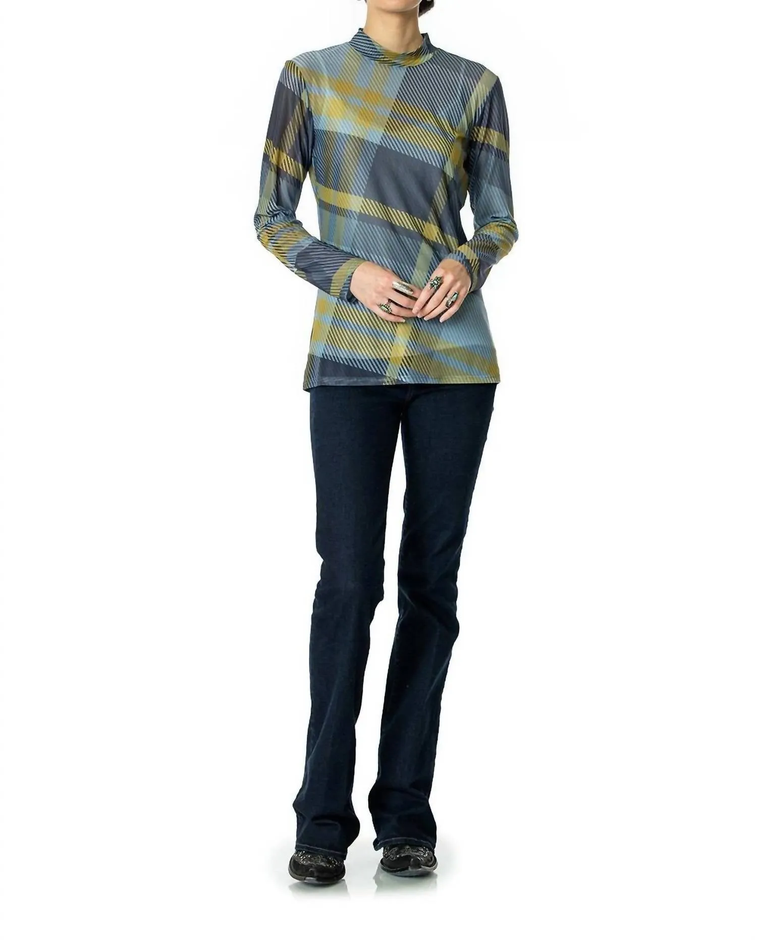 Double D Ranch - Rodger Plaid Tee Top