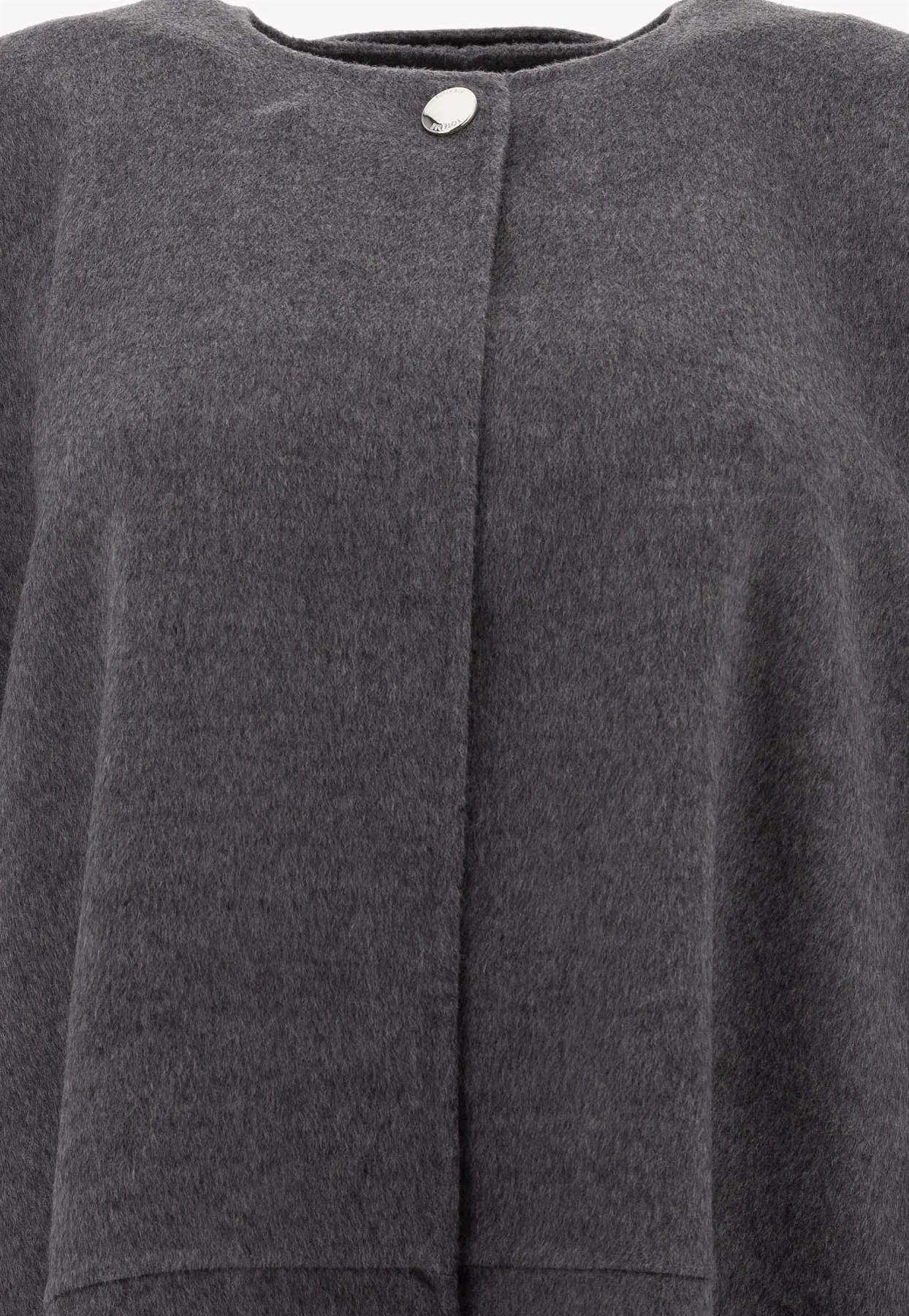 Double-Scarf Wool Poncho