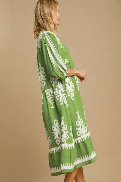 Dressed In Style Lime Midi Dress