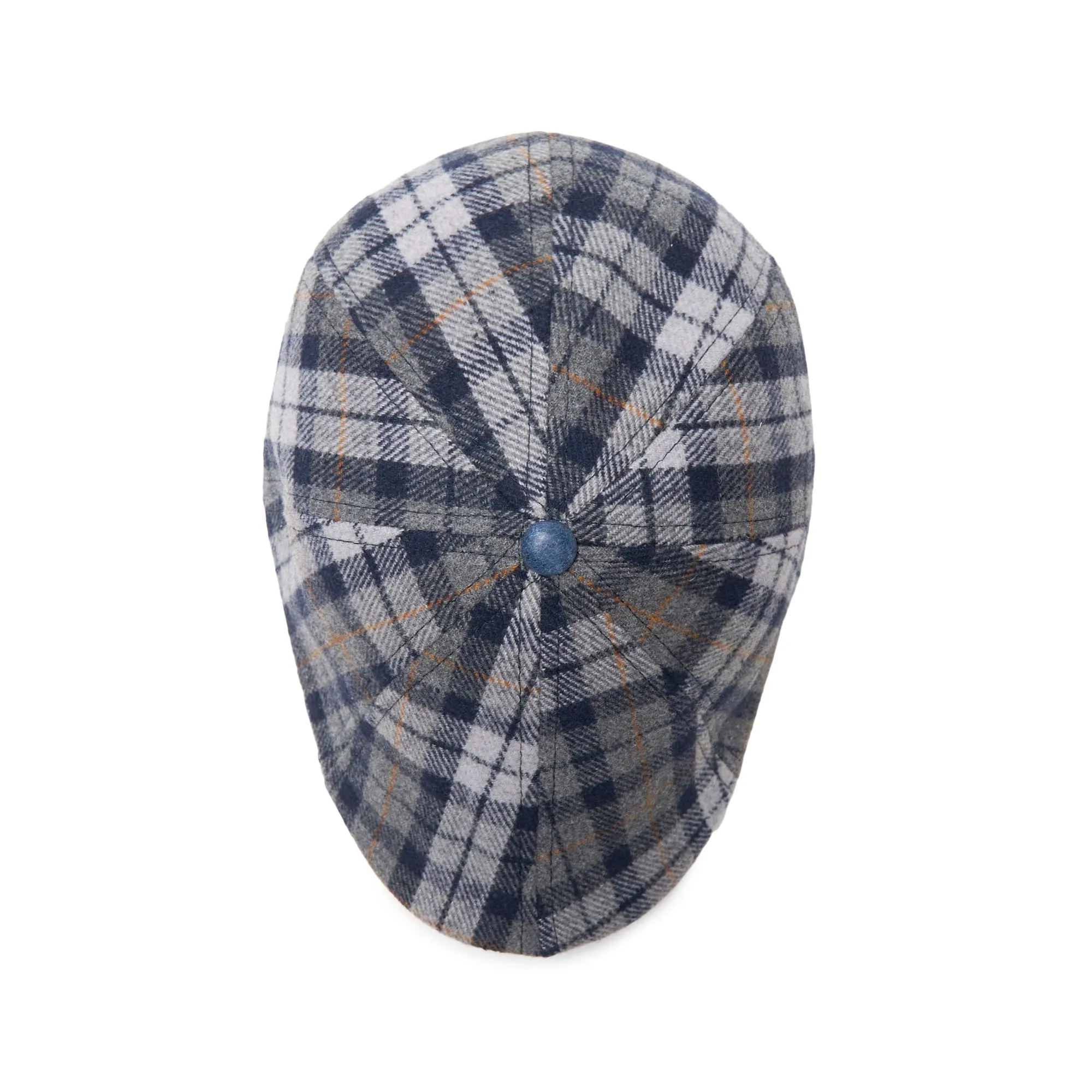 Dustin “The Diamond” Poirier Boston Scally Cap - Blue & Grey Plaid