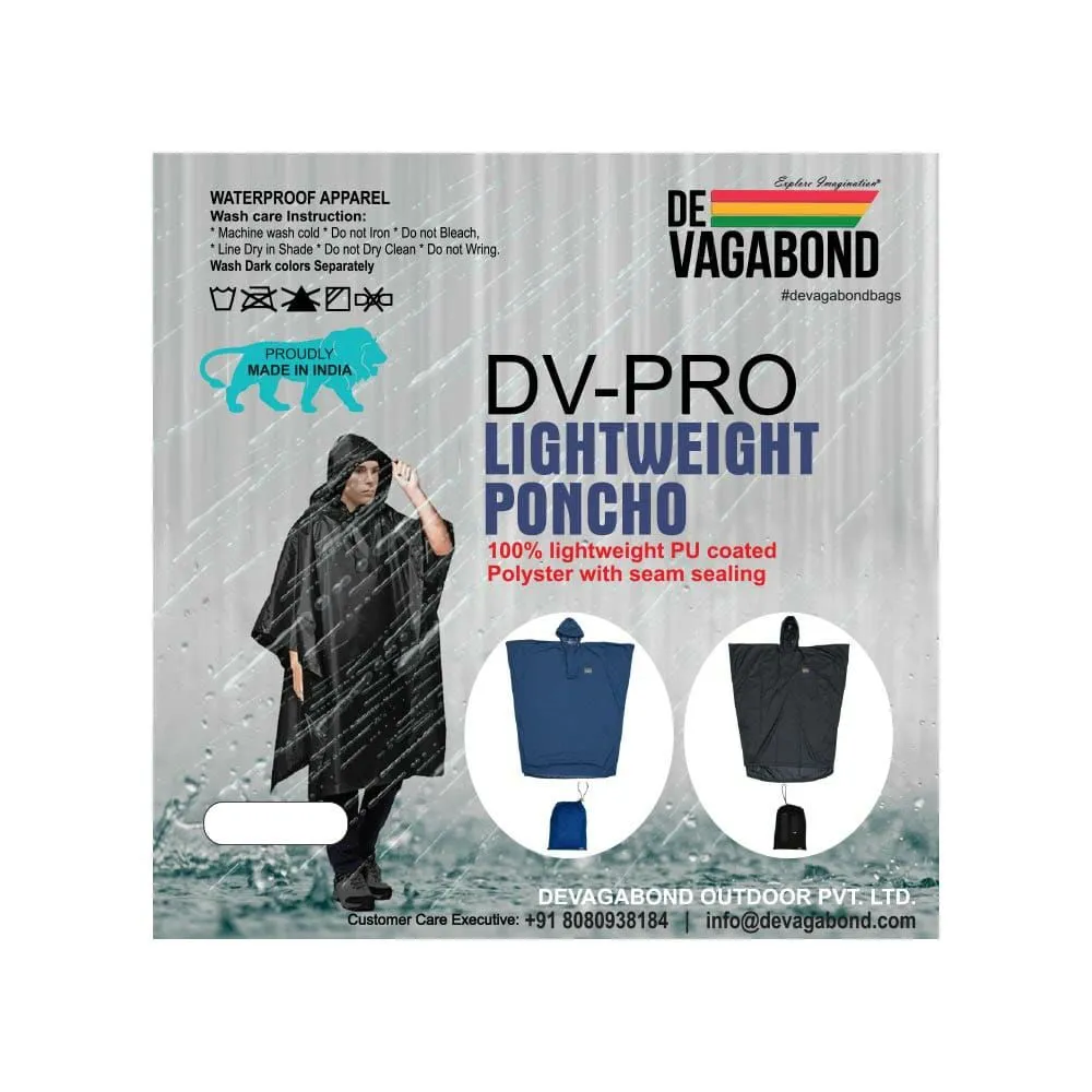 Dv Pro Unisex Rain Poncho