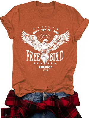 Eagle Graphic short sleeve T-shirt