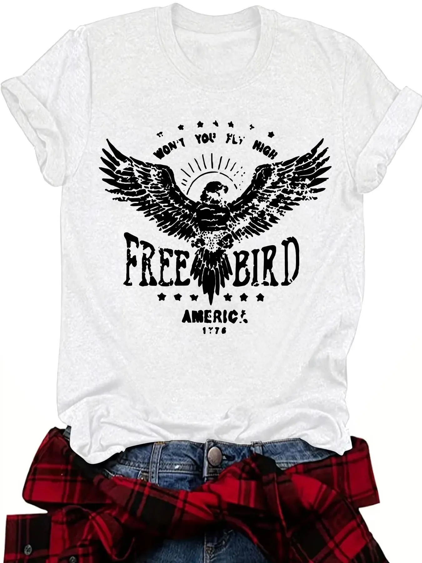 Eagle Graphic short sleeve T-shirt