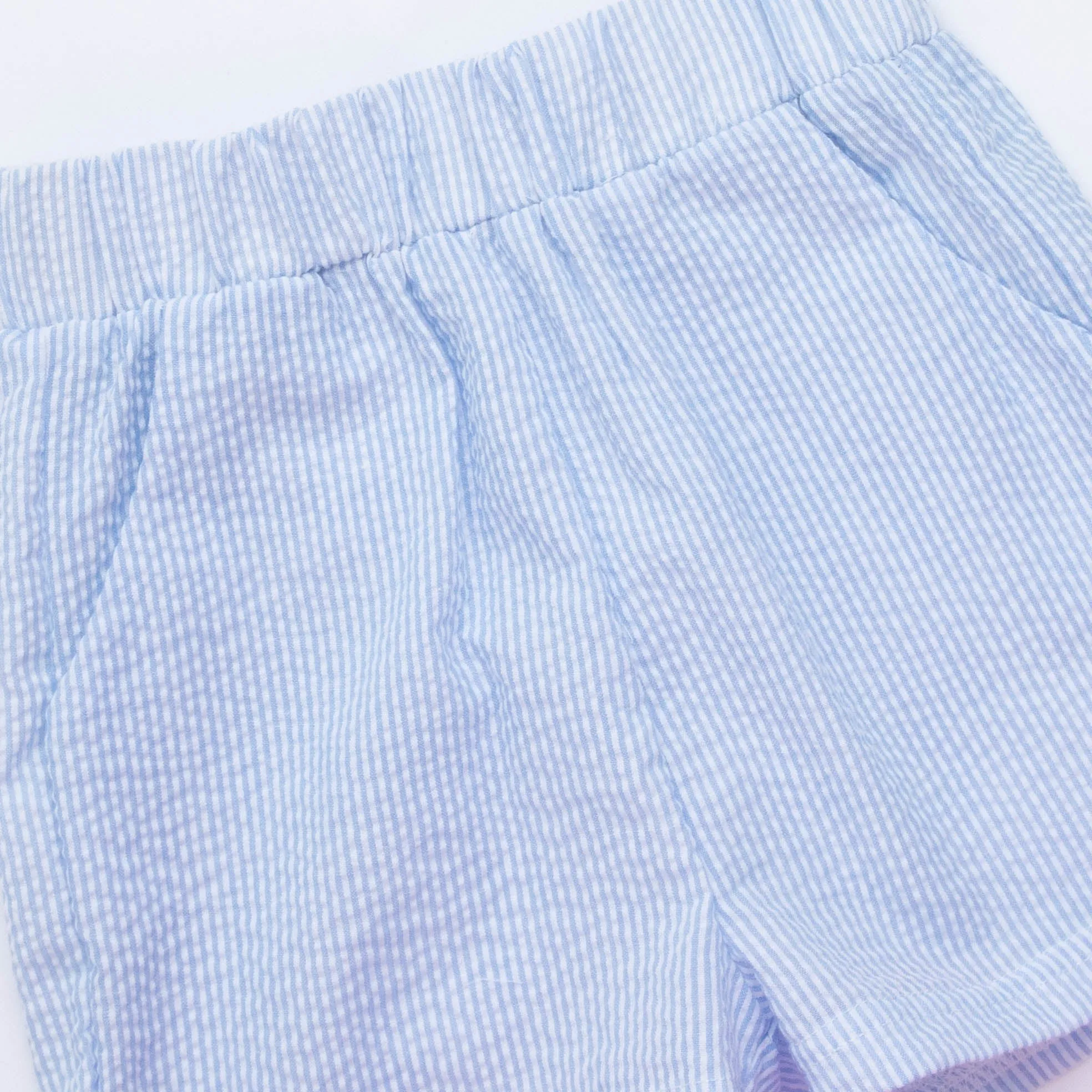 Easter Sunday Short Set, Blue