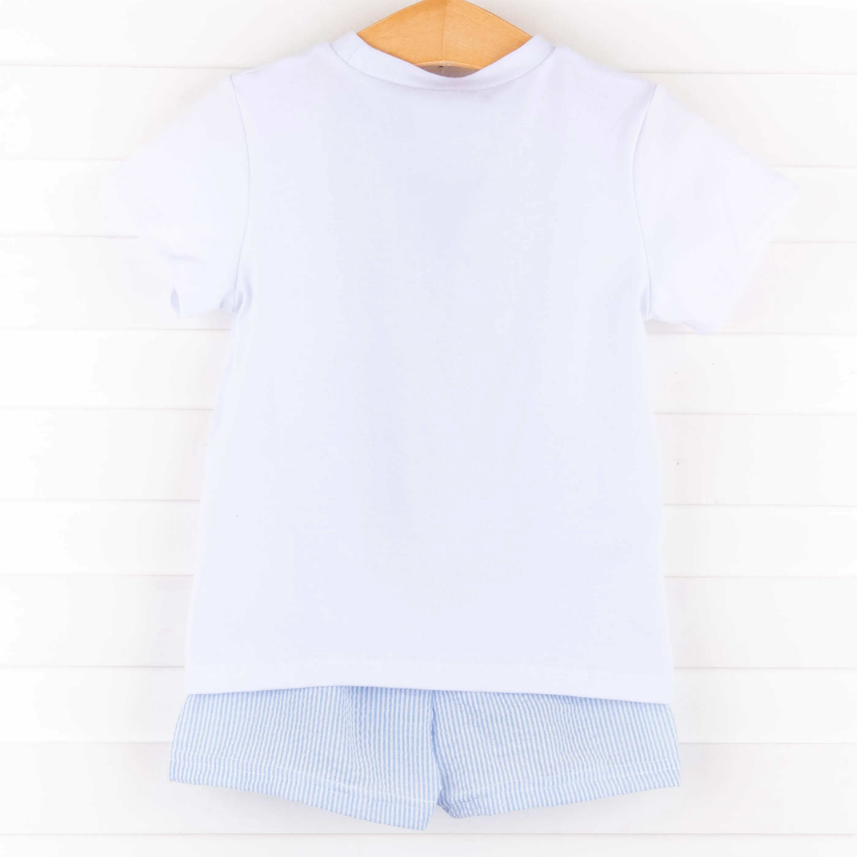 Easter Sunday Short Set, Blue