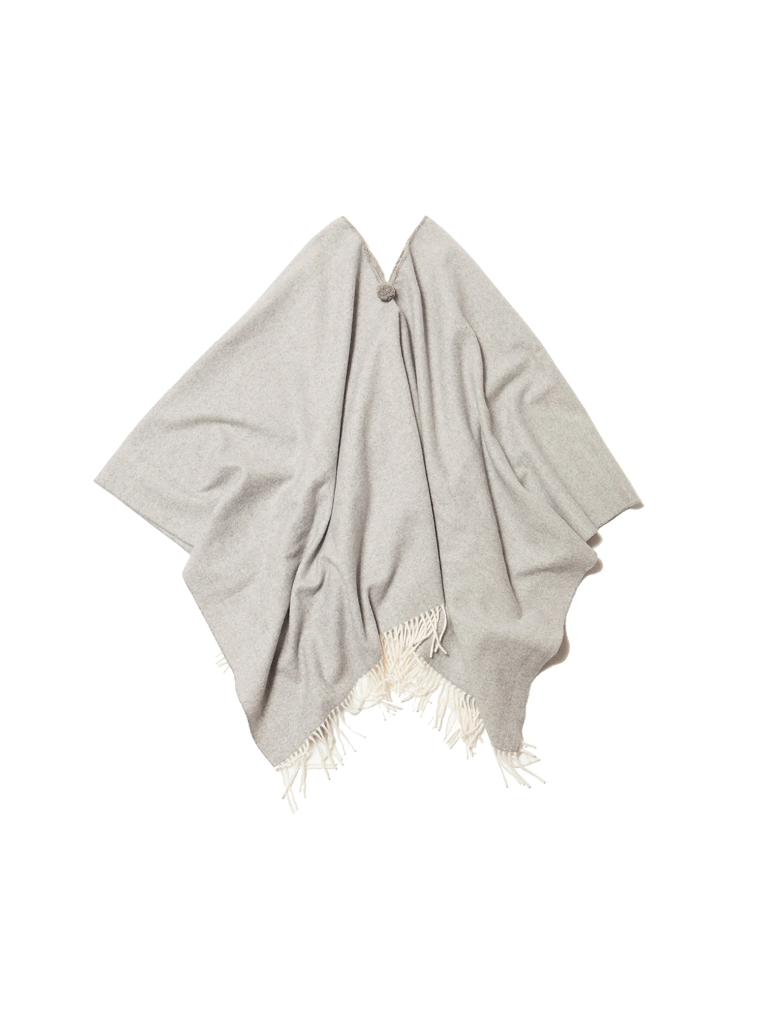 El Solitario Short Poncho Light Grey