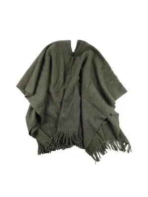 El Solitario Traditional Poncho Green