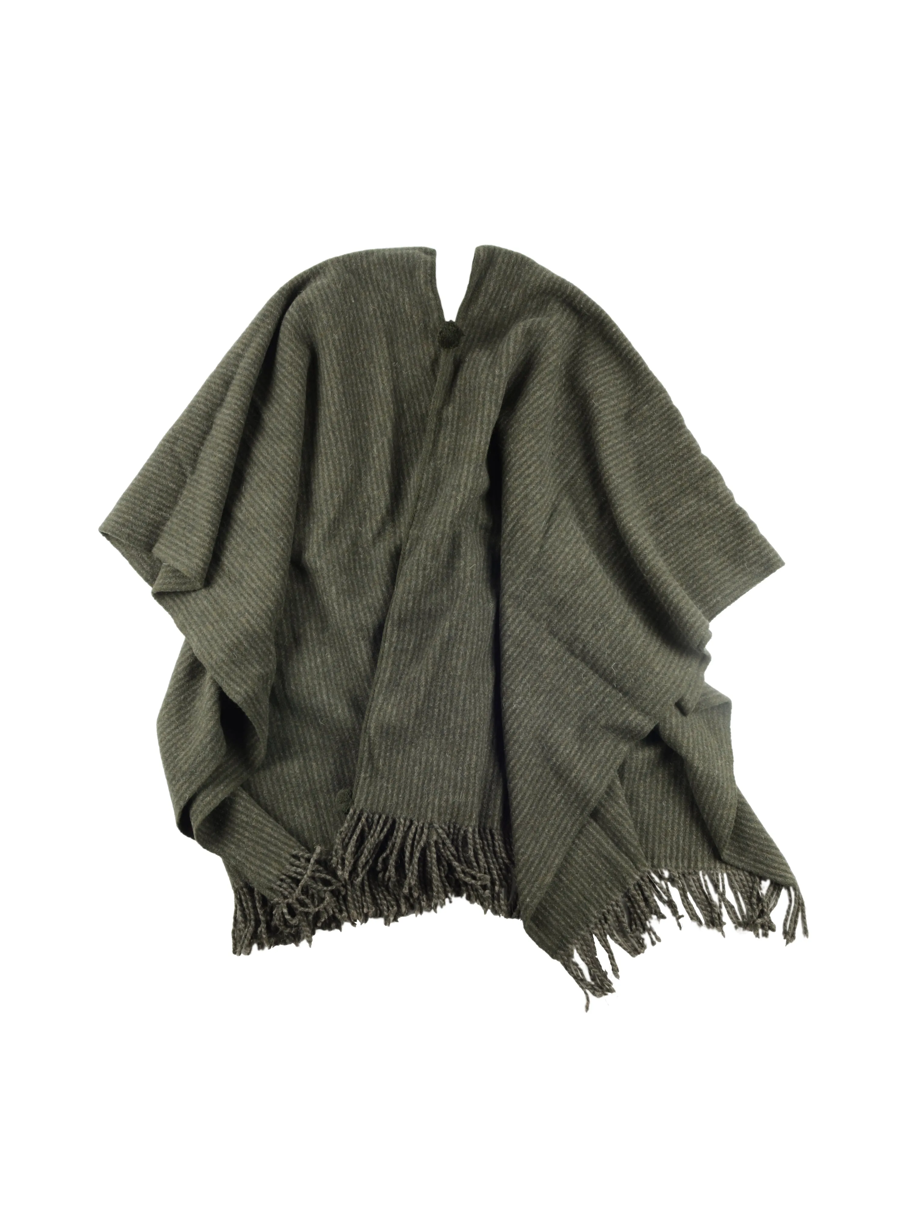 El Solitario Traditional Poncho Green