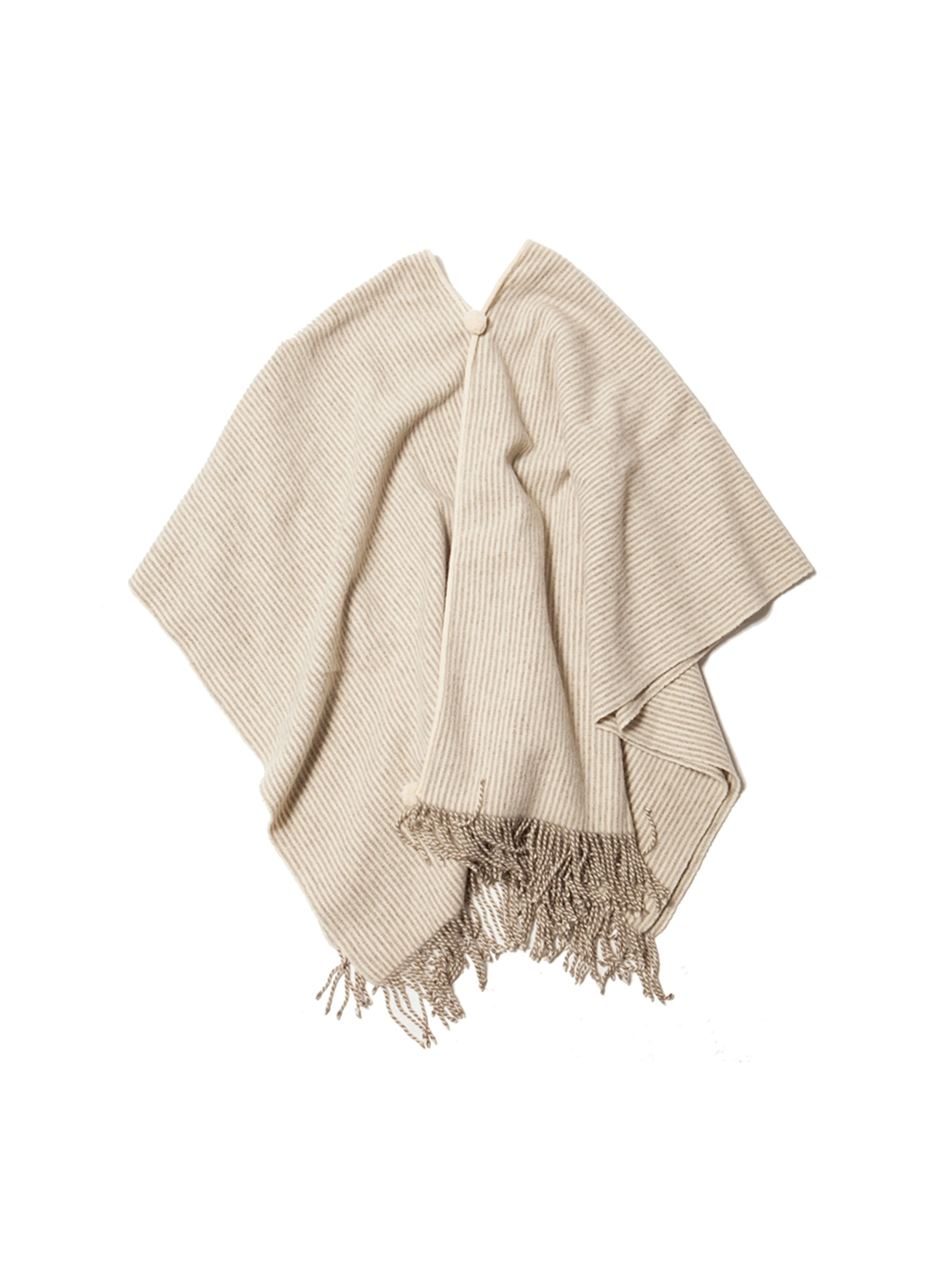 El Solitario Traditional Poncho Grey