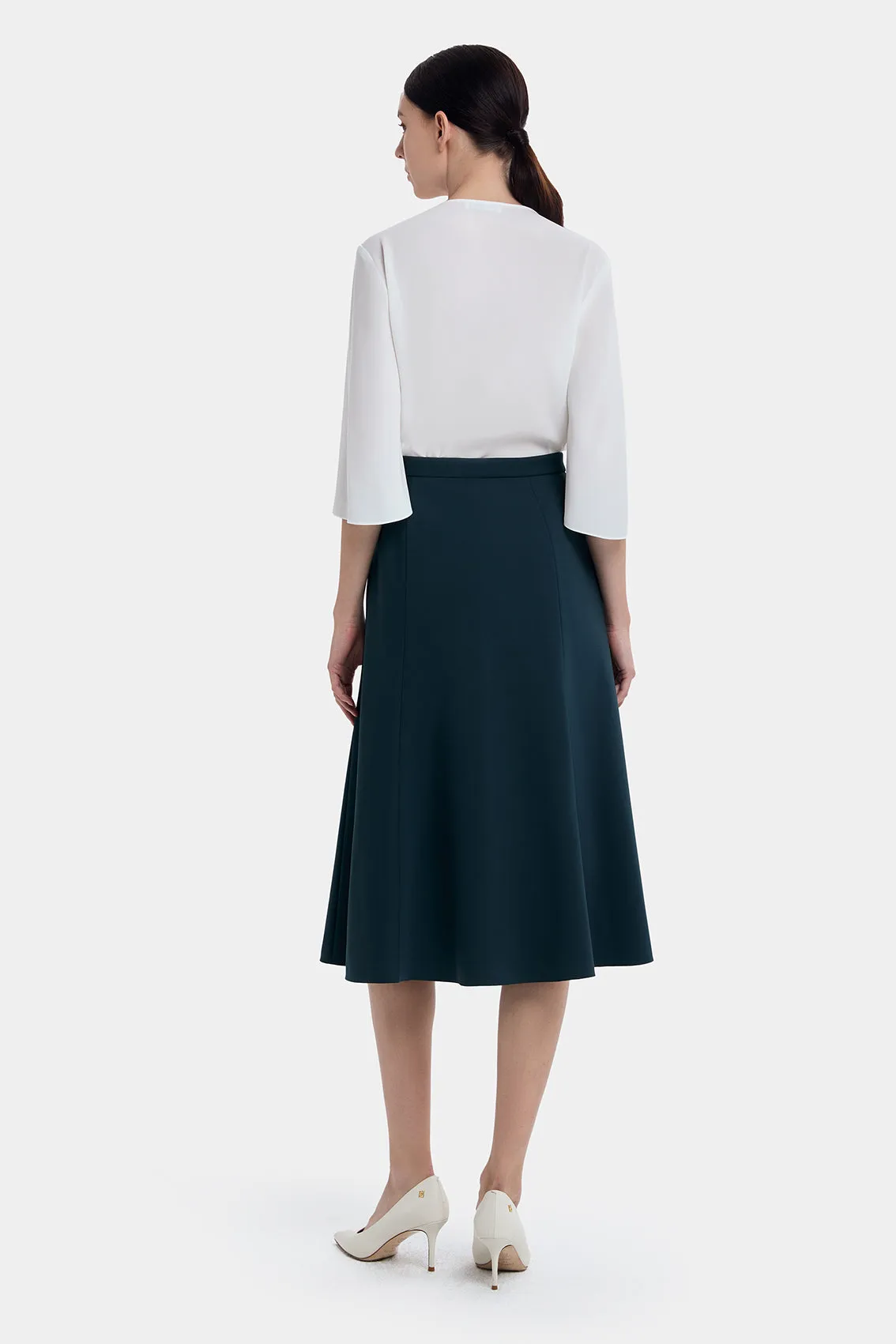 ELEGANCE BALSAM GREEN SKIRT