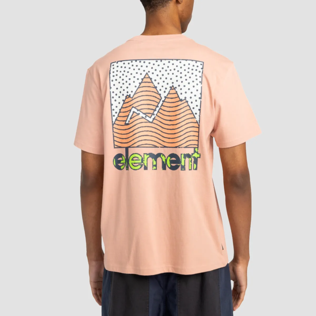 Element Joint Texture T-Shirt  Misty Rose