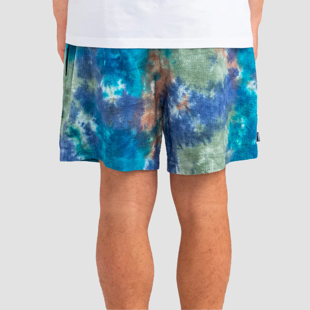 Element Wander Tie Dye 18" Shorts Dark Magma