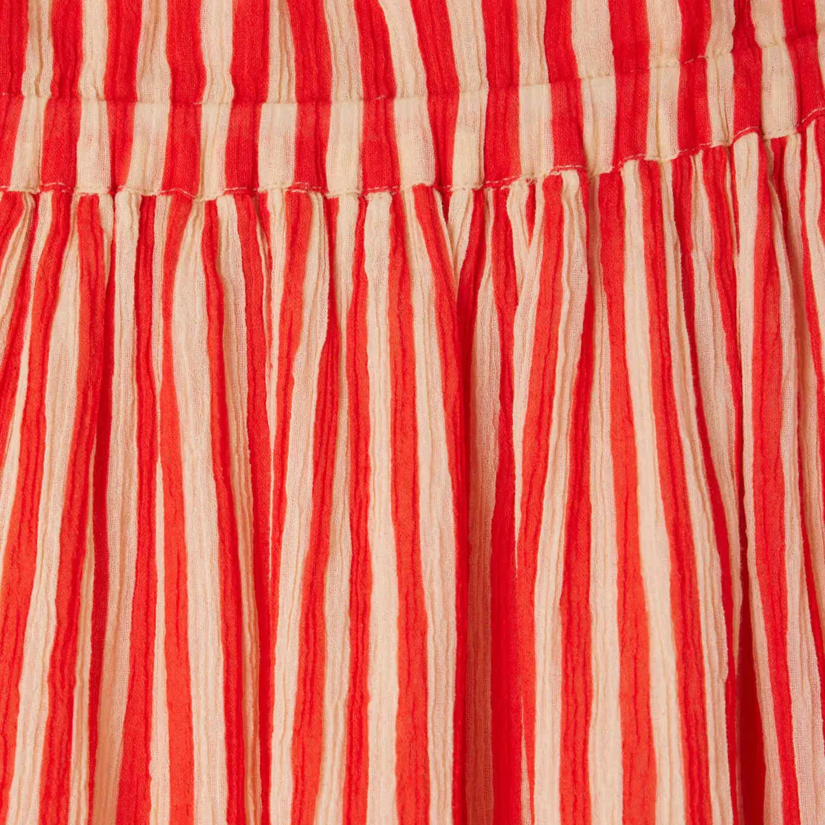 Elyna striped crepe skirt