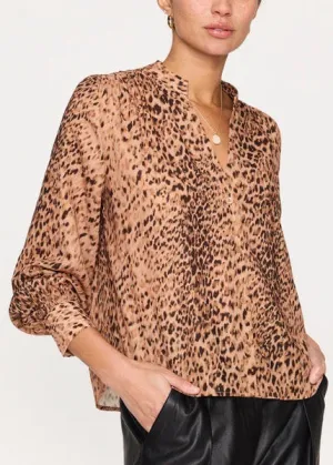 Ember Printed Blouse (Leopard)
