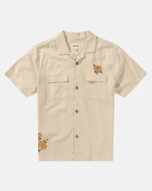 Embroidered Seersucker S/S Shirt