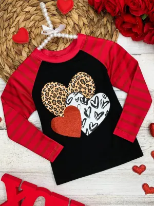 Entangled Hearts Raglan Top