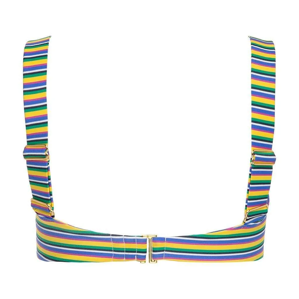 Escape Stripe Hayden Bikini Top