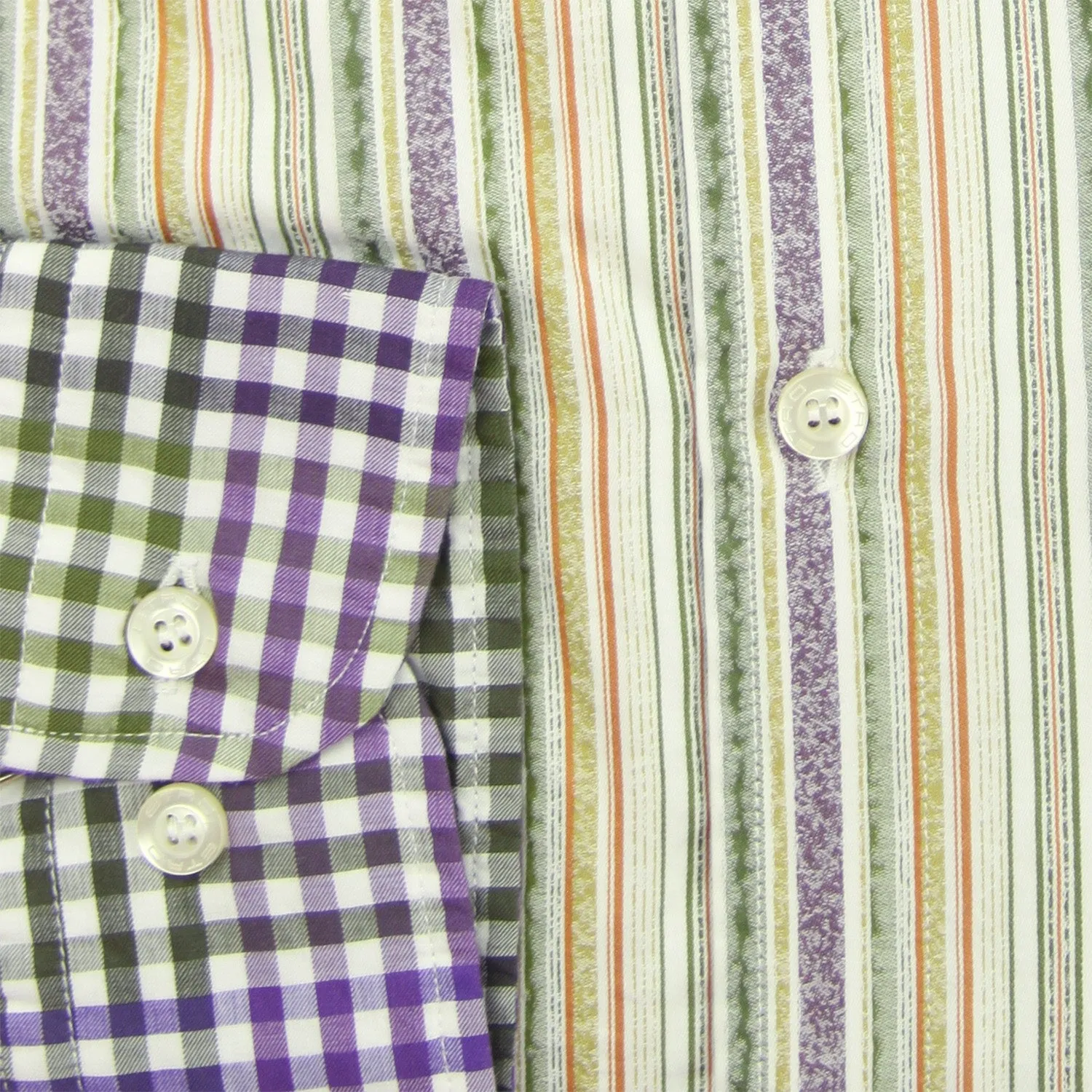 Etro Green Shirt - Extra Slim