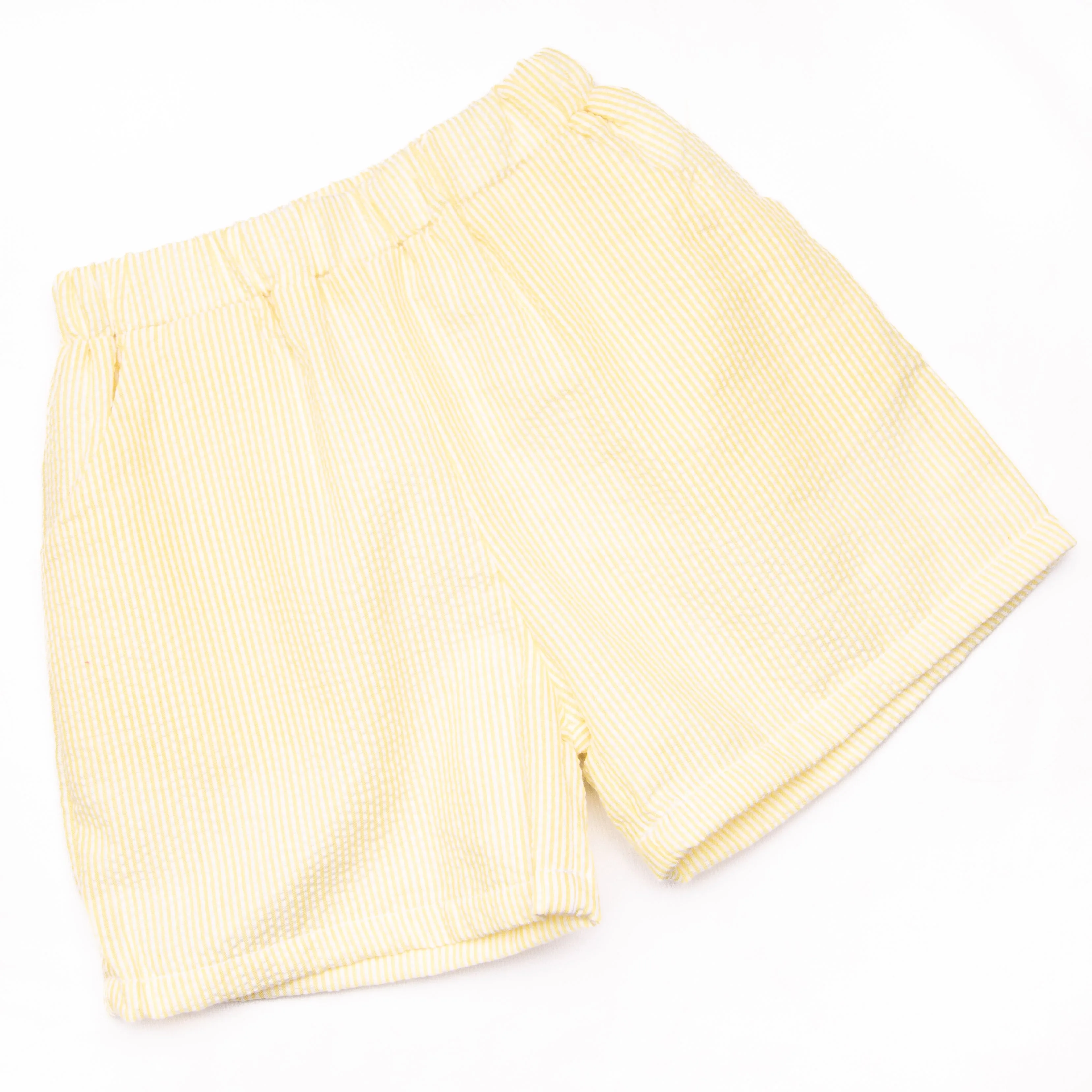 Fairway Fun Applique Short Set, Yellow