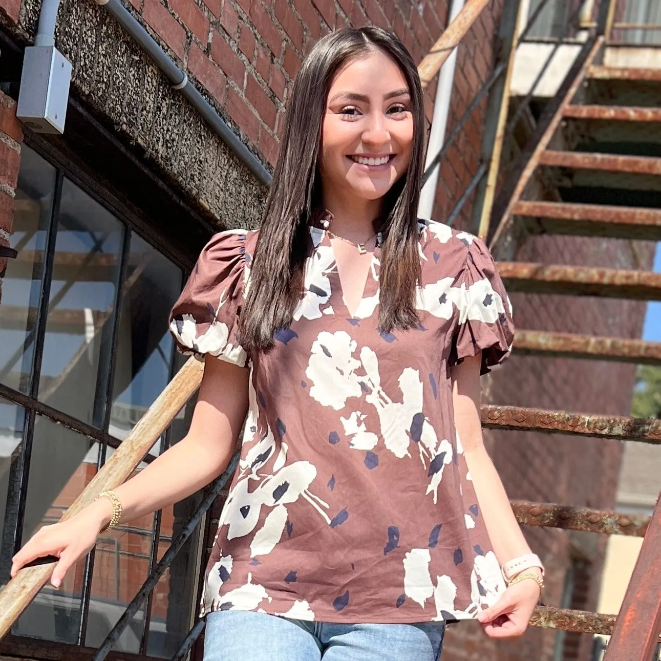 Fall For Flowers Top