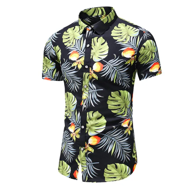 Fashion Style Design Short Sleeve Casual Shirt Men Summer Clothing
