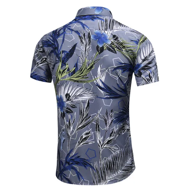 Fashion Style Design Short Sleeve Casual Shirt Men Summer Clothing