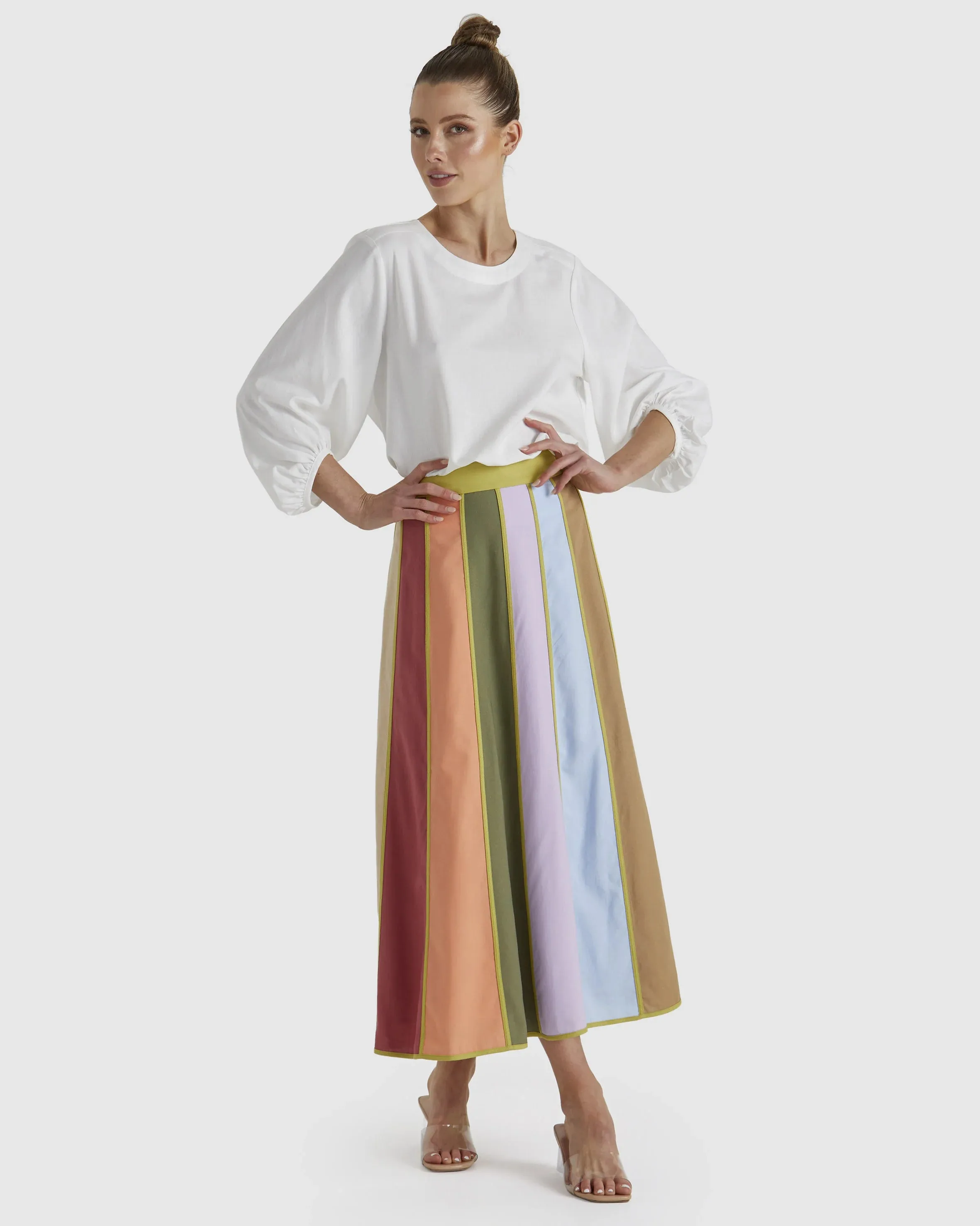 Fate & Becker - Sun Jewel Skirt - Multi Stripe