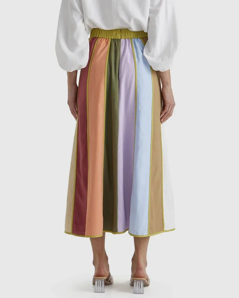 Fate & Becker - Sun Jewel Skirt - Multi Stripe