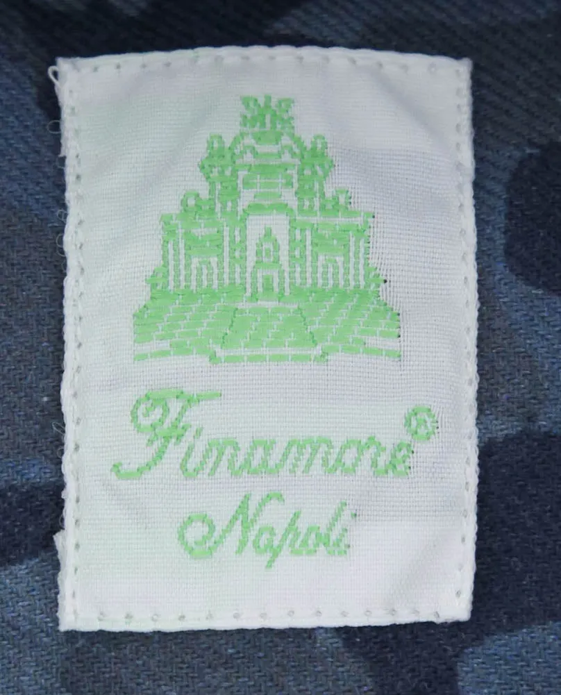 Finamore Napoli Blue Shirt - Extra Slim - 15.75 US / 40 EU
