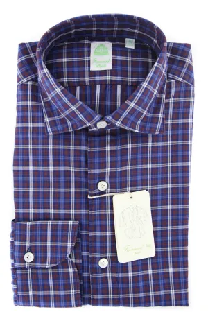Finamore Napoli Blue Shirt - Extra Slim