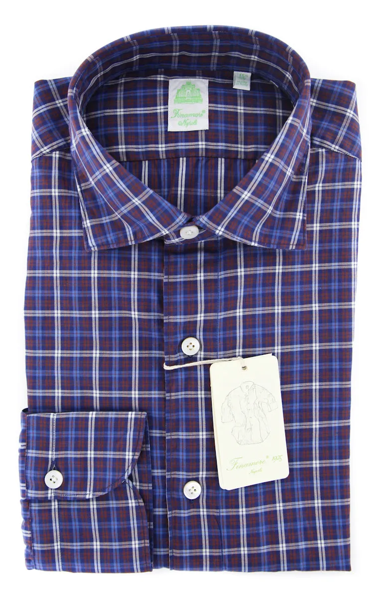 Finamore Napoli Blue Shirt - Extra Slim