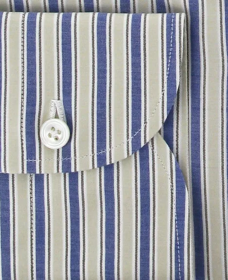 Finamore Napoli Blue Shirt – Size: 16 US / 41 EU