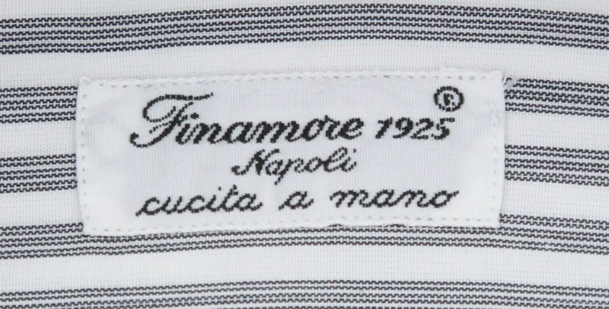Finamore Napoli Dark Gray Shirt - Extra Slim