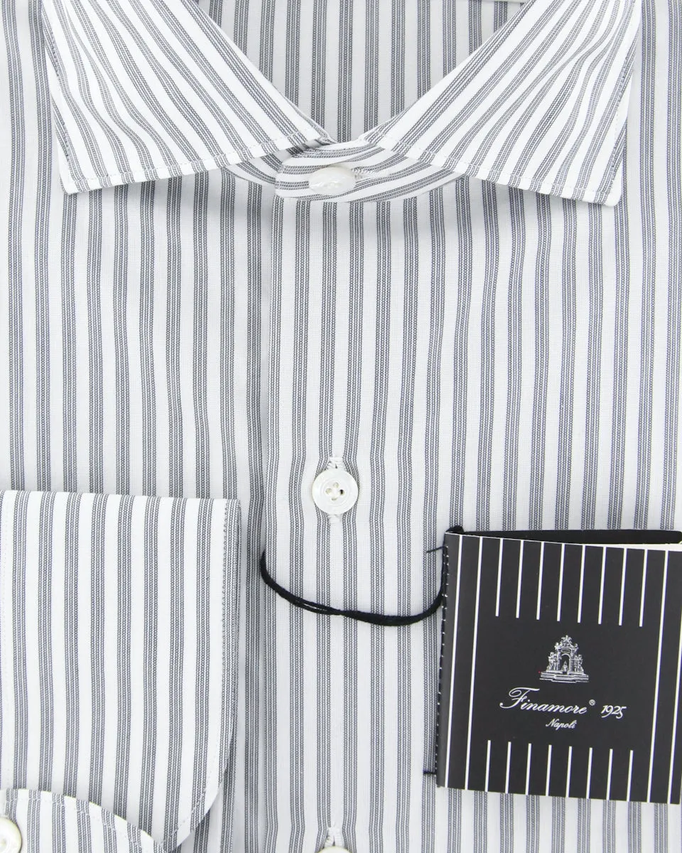 Finamore Napoli Dark Gray Shirt - Extra Slim