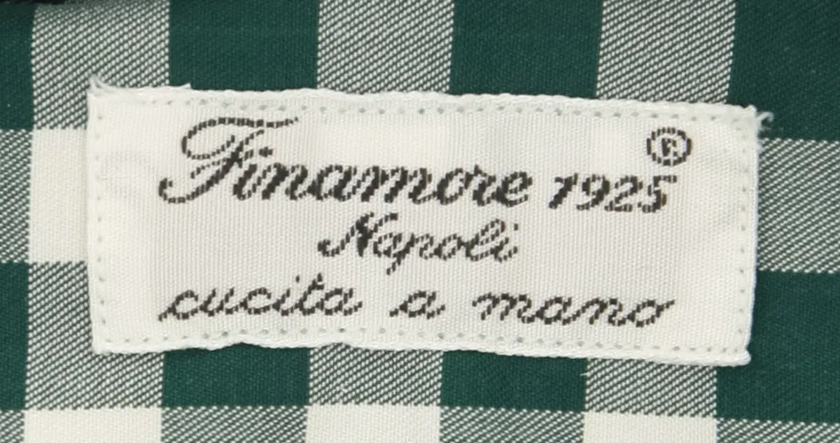 Finamore Napoli Dark Green Shirt - Extra Slim