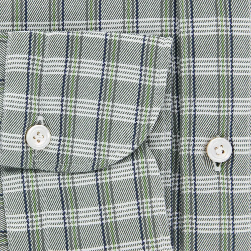 Finamore Napoli Gray Shirt - Extra Slim - 16 US / 41 EU