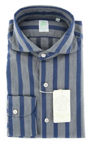Finamore Napoli Gray Shirt - Extra Slim
