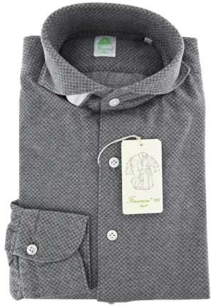 Finamore Napoli Gray Shirt – Size: M US / M EU