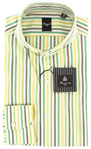 Finamore Napoli Green Shirt – Size: 15.75 US / 40 EU