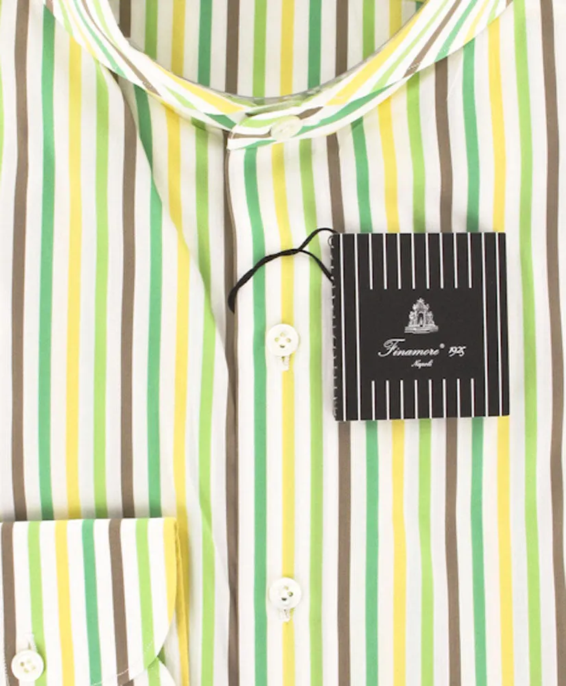 Finamore Napoli Green Shirt – Size: 15.75 US / 40 EU